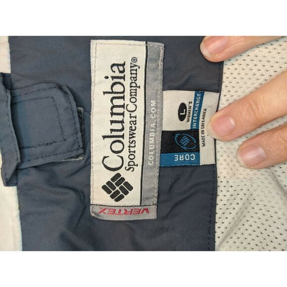 Columbia Sportswear Core Interchange Jacket Blue No Hood No Lining Coat Sz Large - Picture 8 of 9
